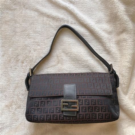 fendi black vintage bagette|fendi baguette second hand.